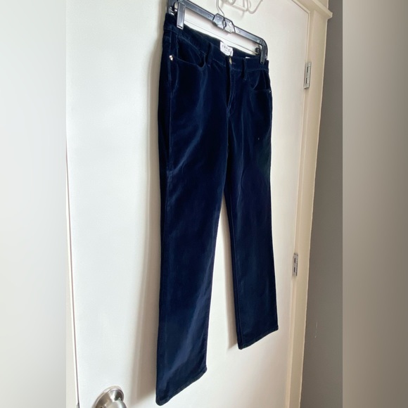 [NWoT] FRAME High Waist Straight Ankle Crop Velvet Pants - Picture 3 of 14